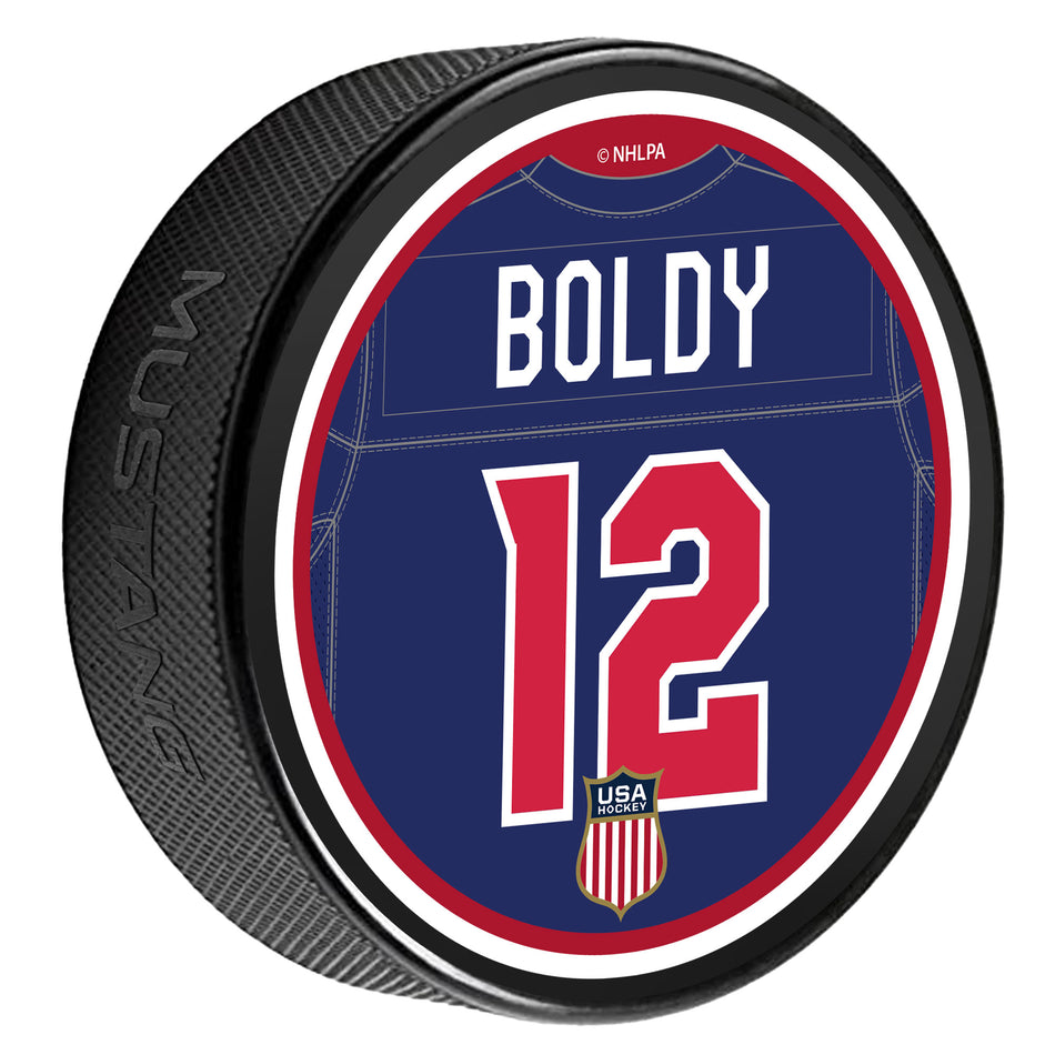 Team USA Player Puck | Boldy