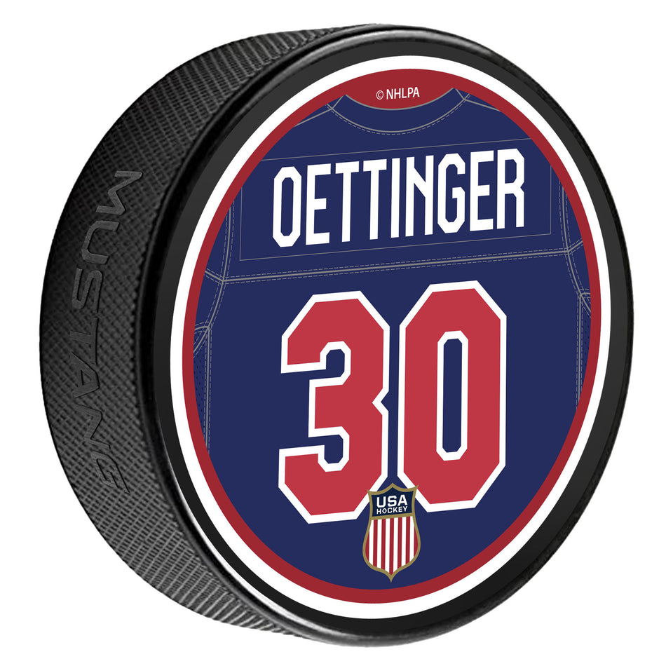 Team USA Player Puck | Oettinger