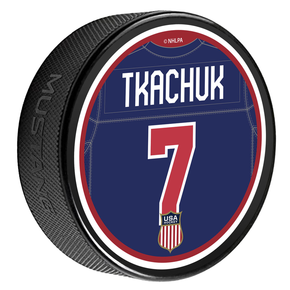 Team USA Player Puck | B. Tkachuk