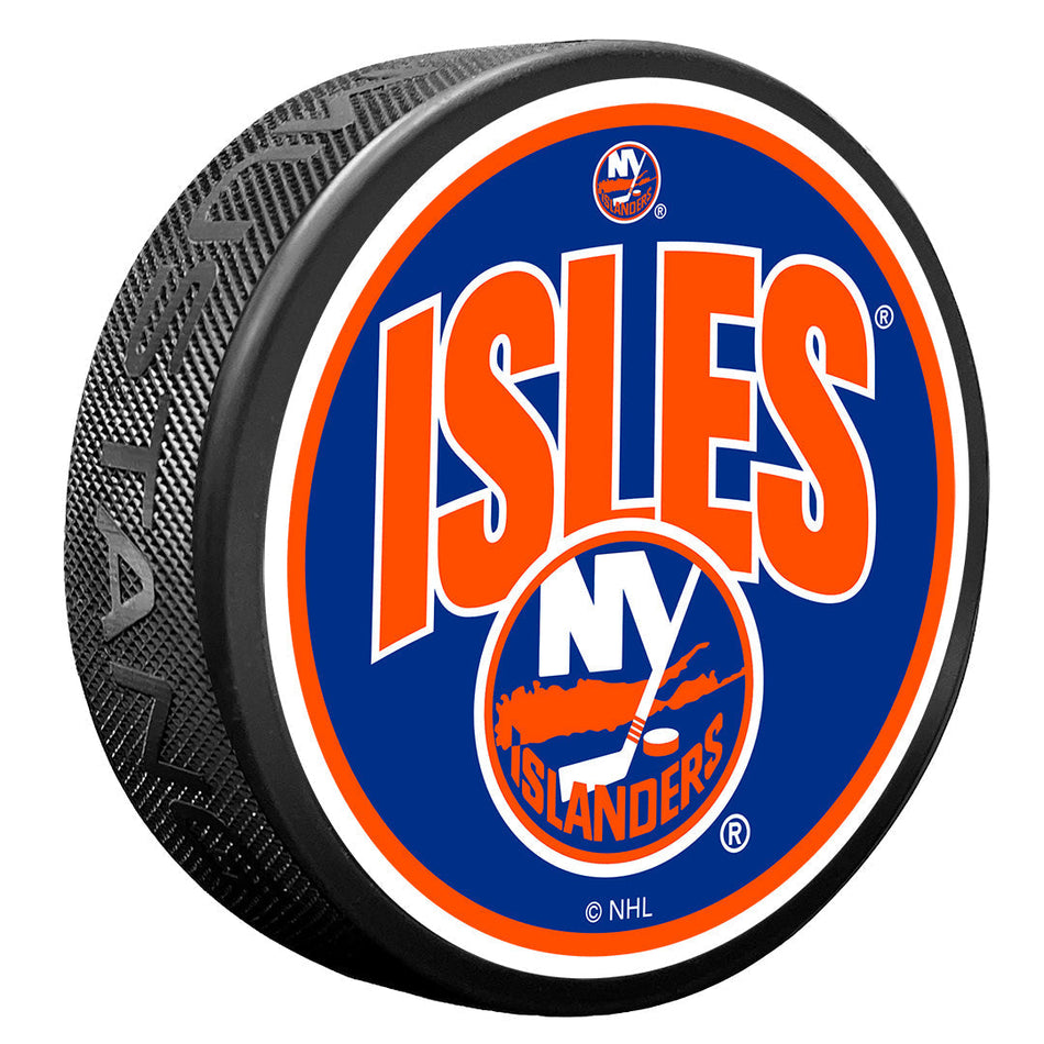 New York Islanders Puck | Wordmark