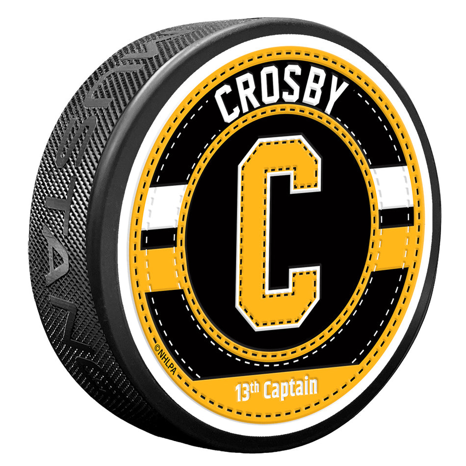 Sidney Crosby Puck - Captain Jersey Stitch