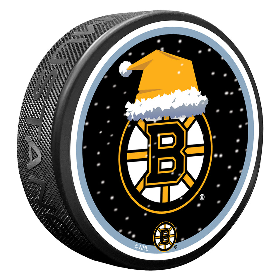 Boston Bruins Puck | Winter Wonderland