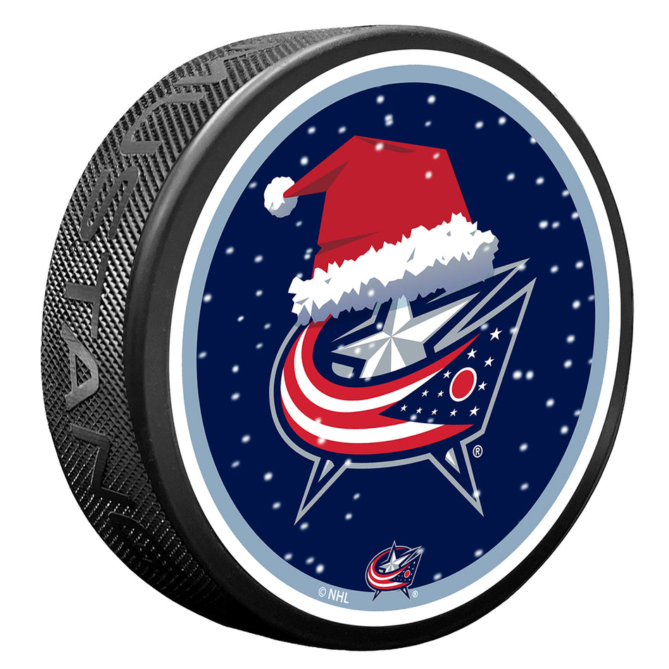 Columbus Blue Jackets Puck | Winter Wonderland