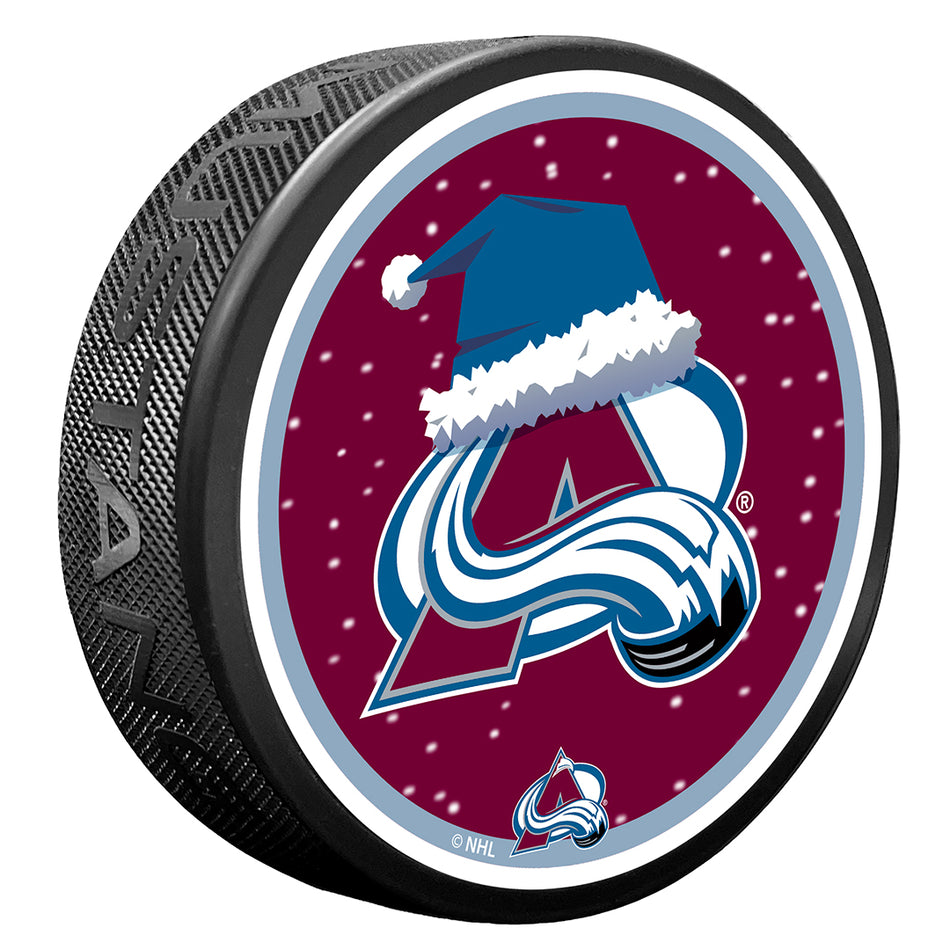 Colorado Avalanche Puck | Winter Wonderland