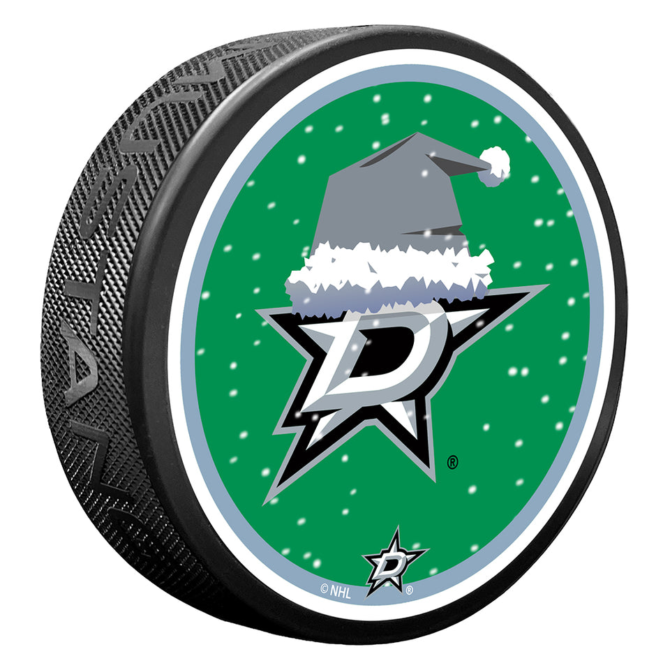 Dallas Stars Puck | Winter Wonderland