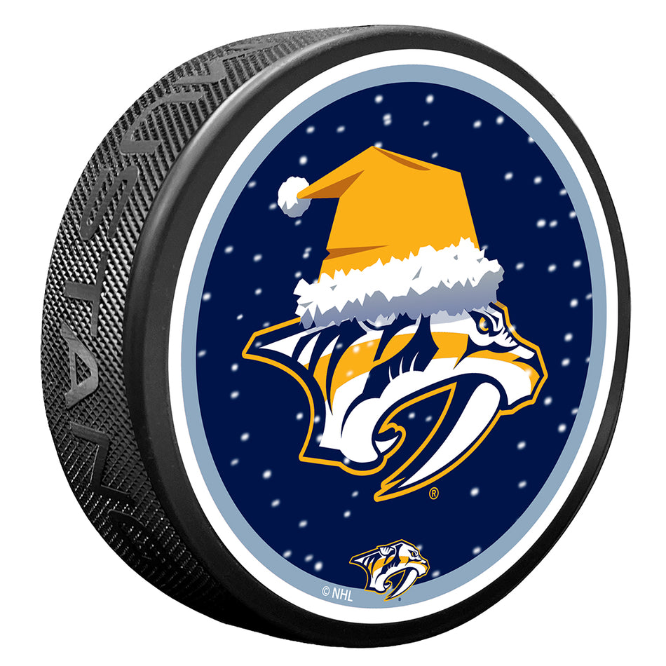 Nashville Predators Puck | Winter Wonderland