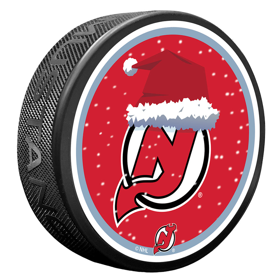 New Jersey Devils Puck | Winter Wonderland