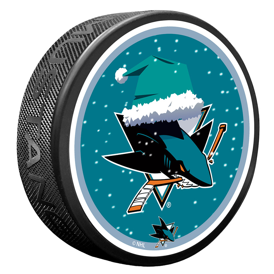 San Jose Sharks Puck | Winter Wonderland