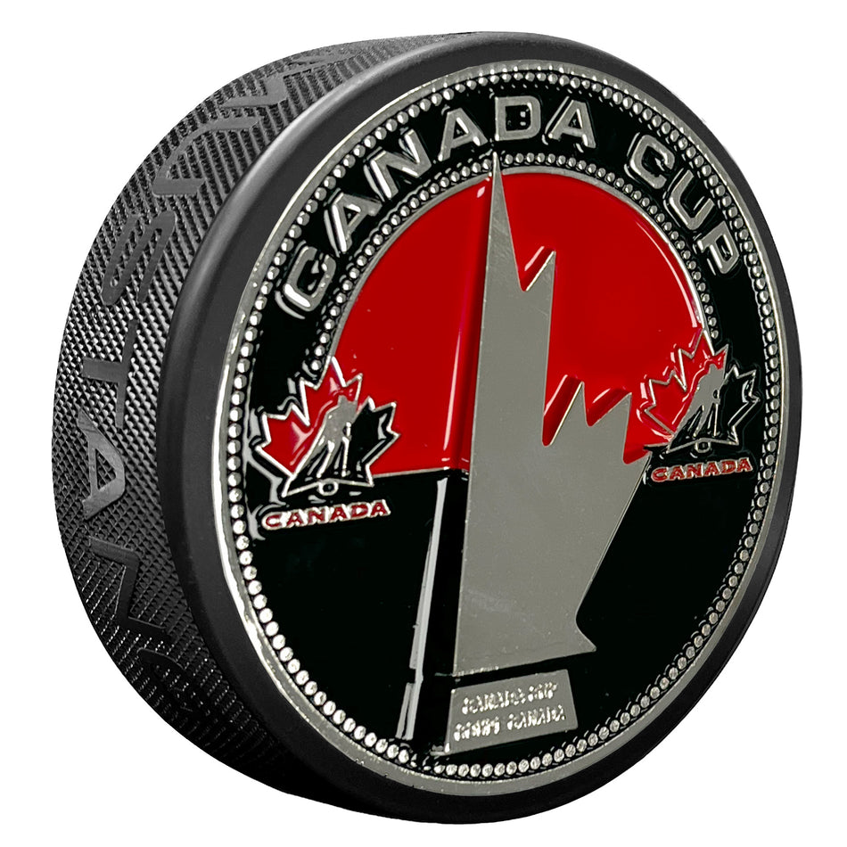 Canada Cup Puck | 3D Silver Medallion