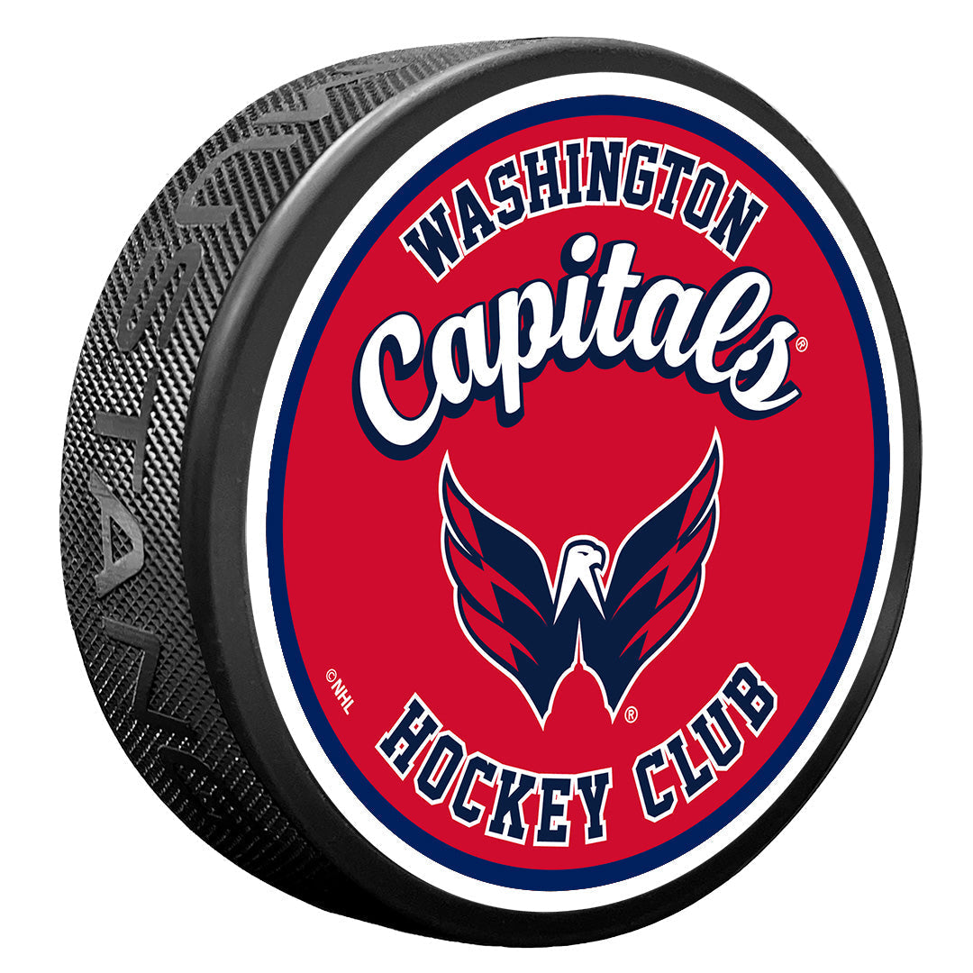 Washington Capitals Puck | Retro Script | Hockey Hall of Fame – Hockey ...