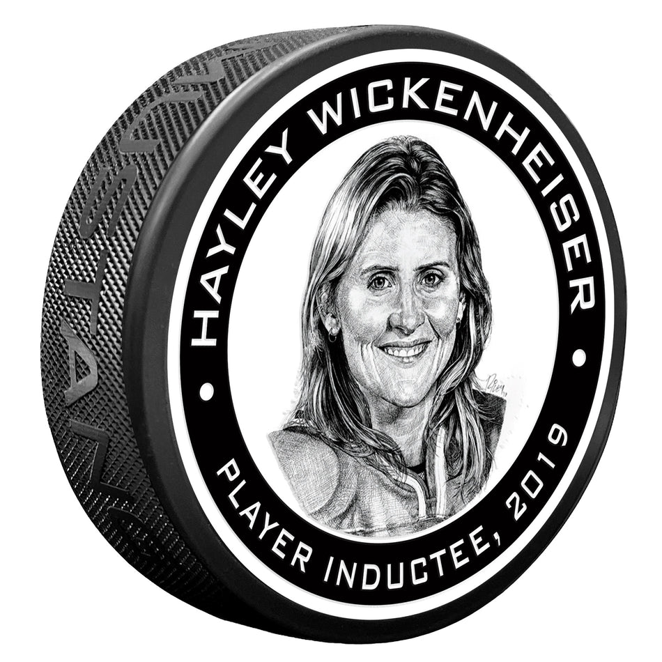 Hockey Hall of Fame Puck - Hayley Wickenheiser - Legends Line