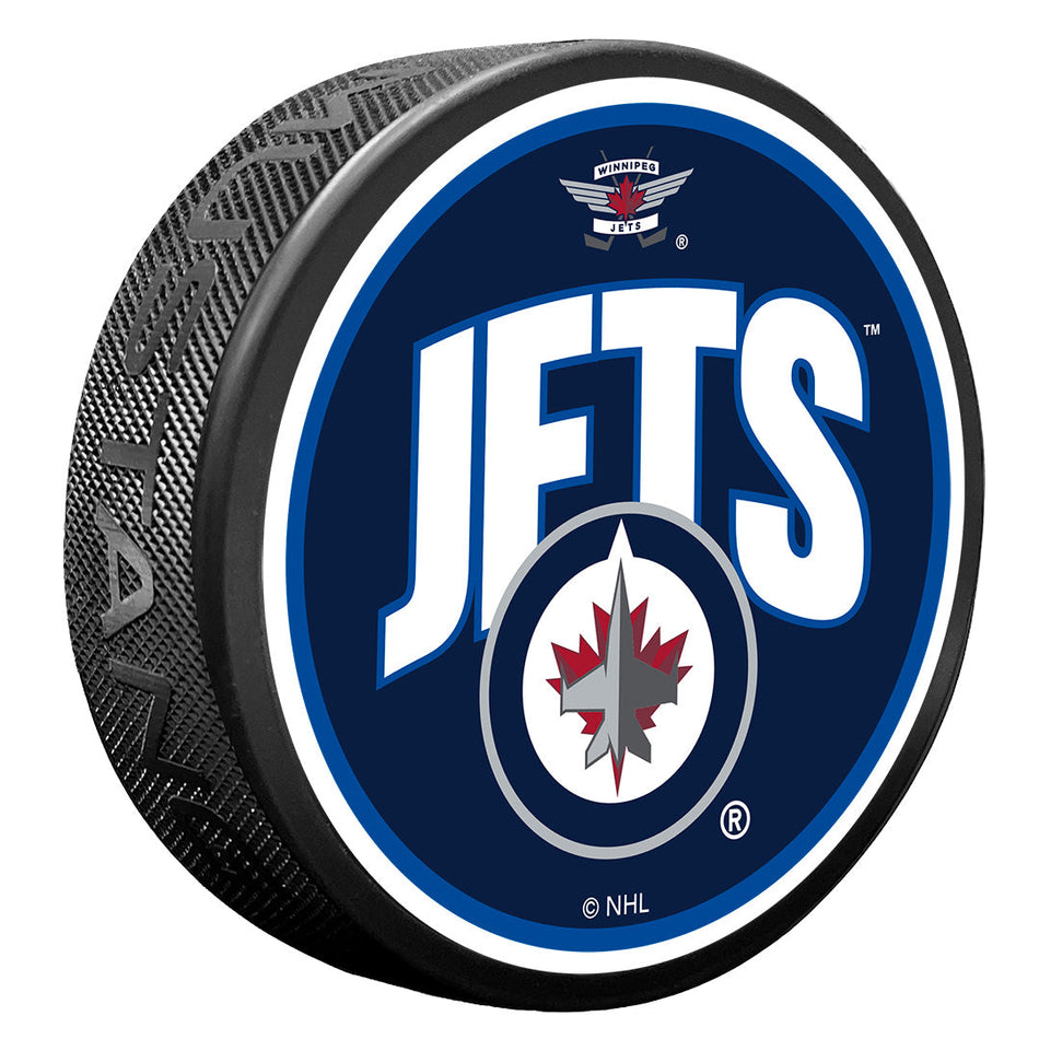 Winnipeg Jets Puck | Wordmark