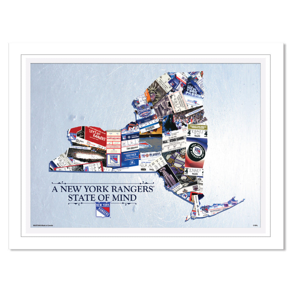 New York Rangers 12x16 State of Mind Print