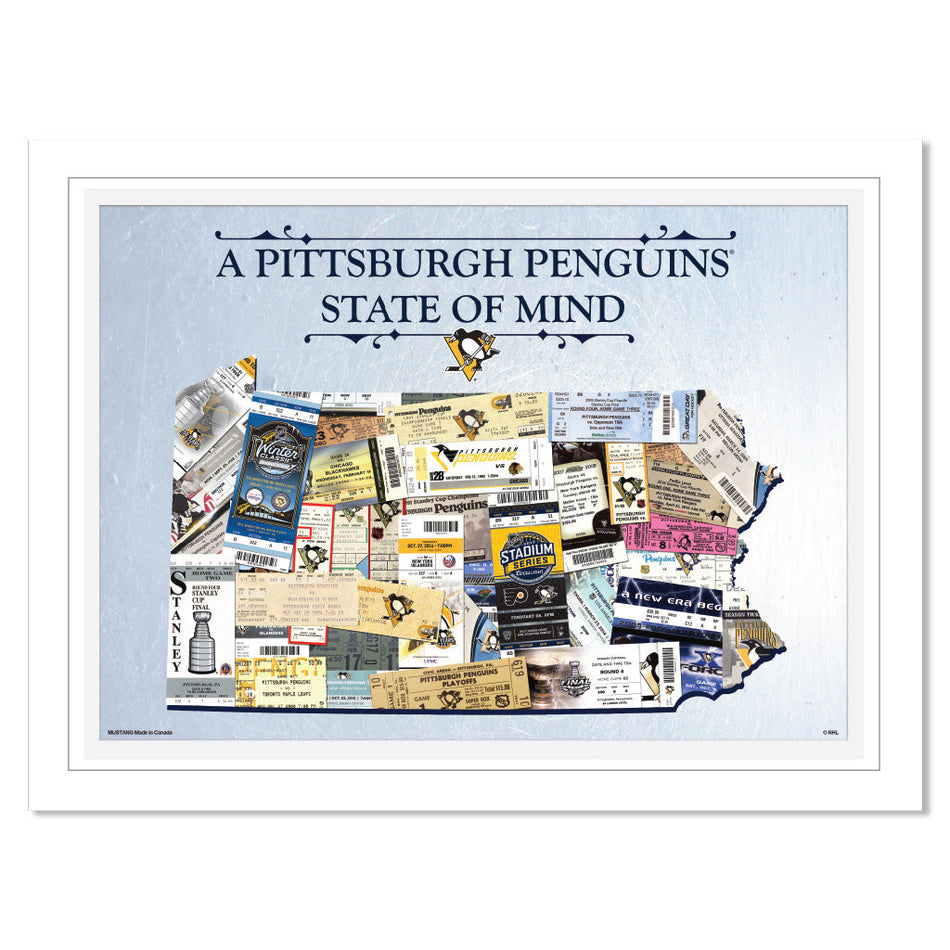 Pittsburgh Penguins 12x16 State of Mind Print
