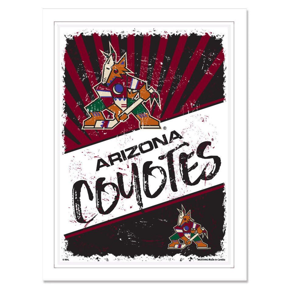 Arizona Coyotes Print - 12" x 16" Classic Design