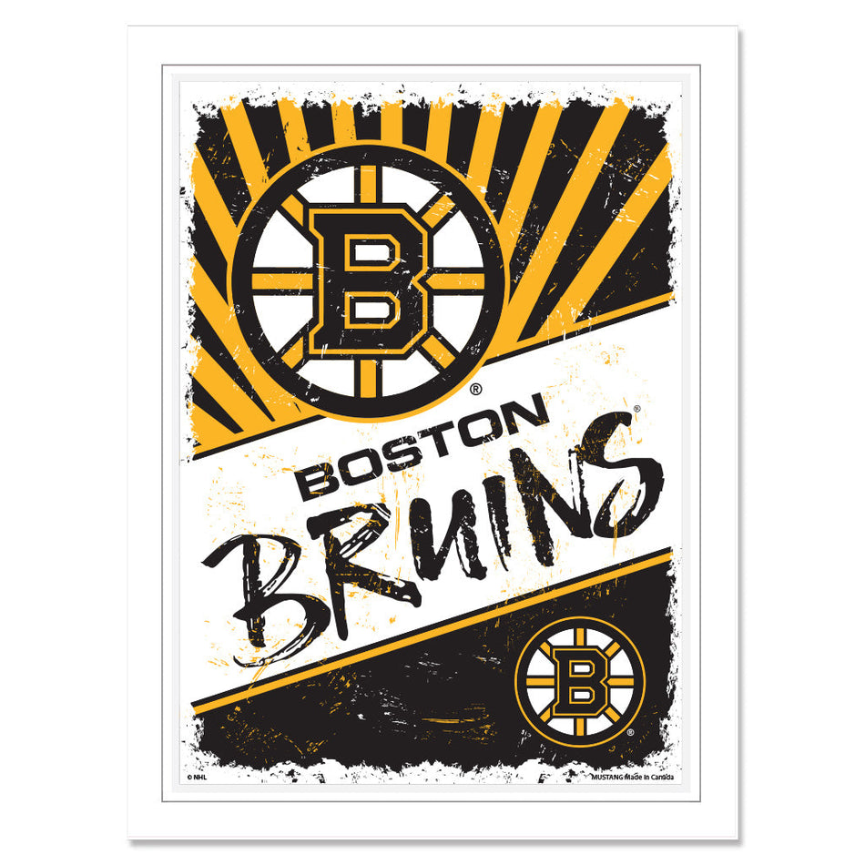Boston Bruins Print - 12" x 16" Classic Design