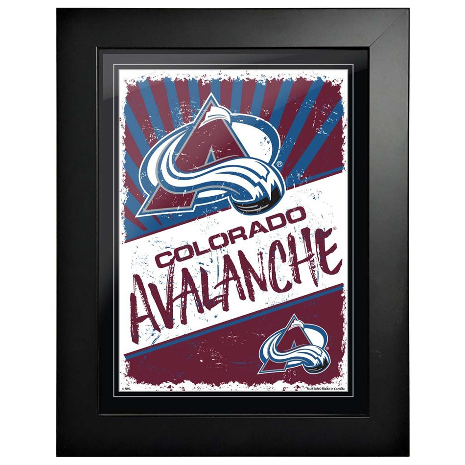 Colorado Avalanche 12 x 16 Classic Framed Artwork