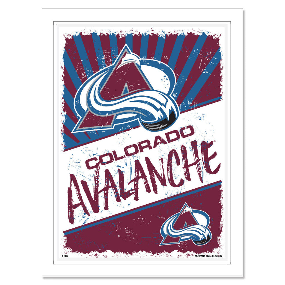 Colorado Avalanche Print - 12" x 16" Classic Design