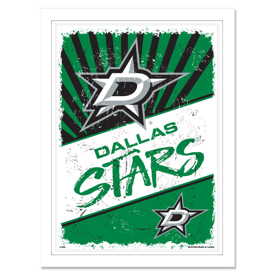 Dallas Stars Print - 12" x 16" Classic Design