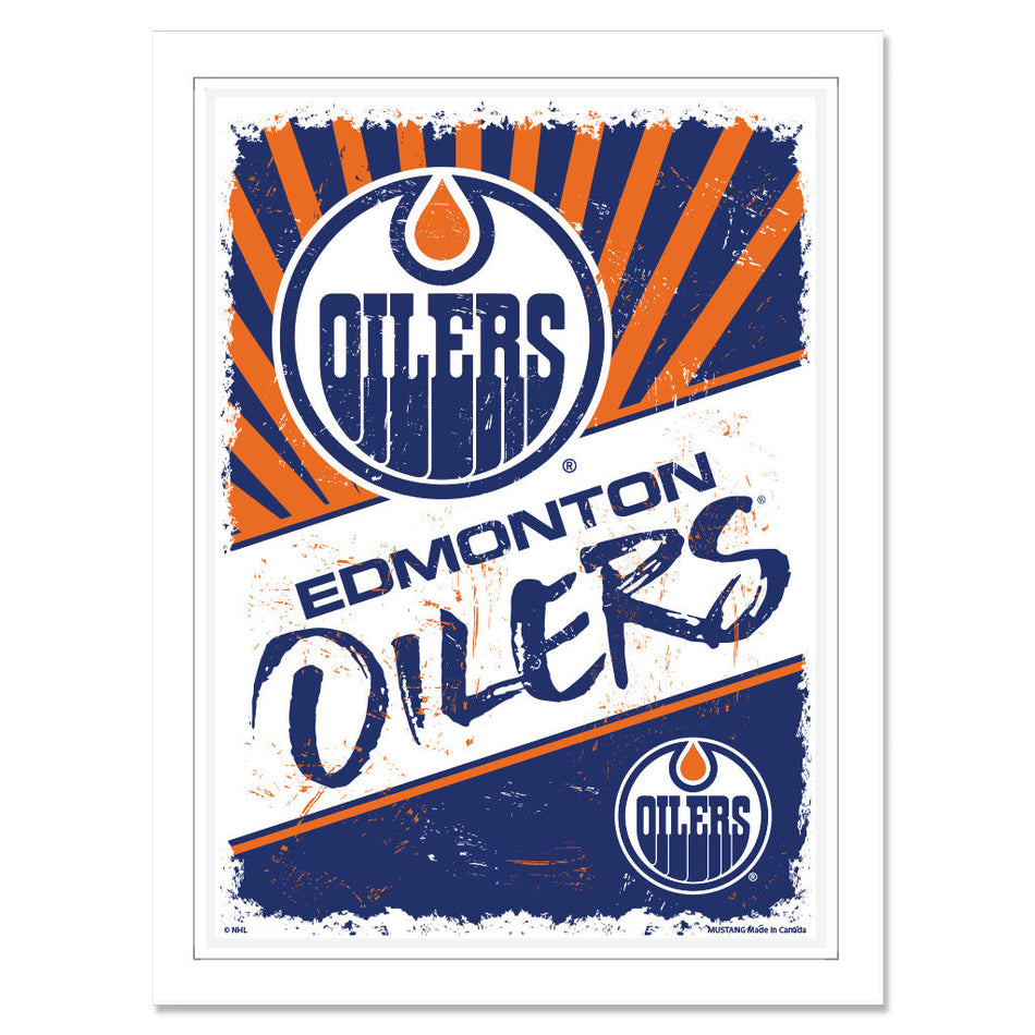 Edmonton Oilers Print - 12" x 16" Classic Design