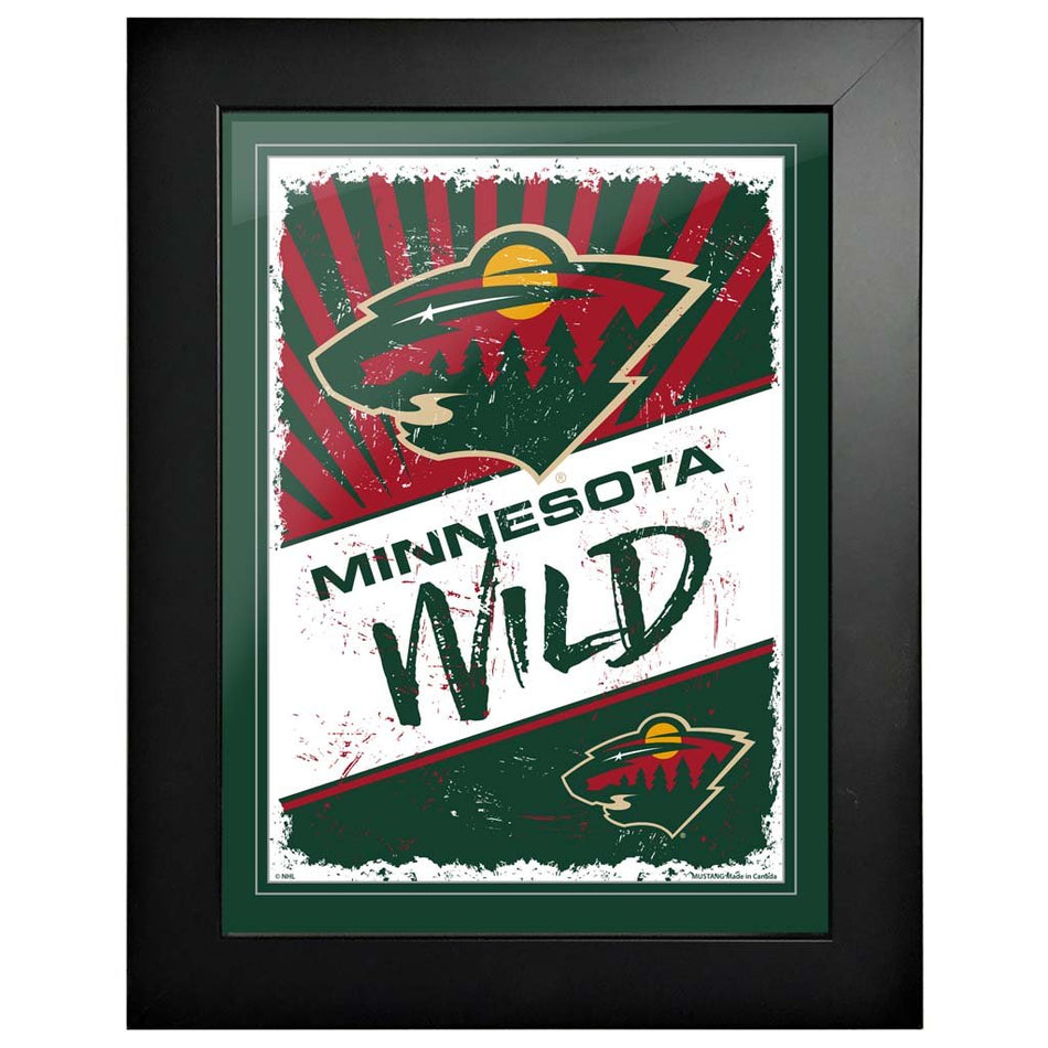 Minnesota Wild 12 x 16 Classic Framed Artwork