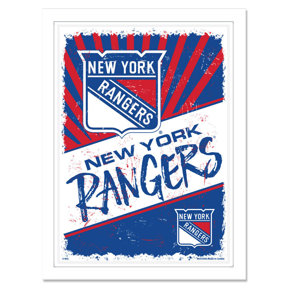 New York Rangers 12 x 16 Classic Print