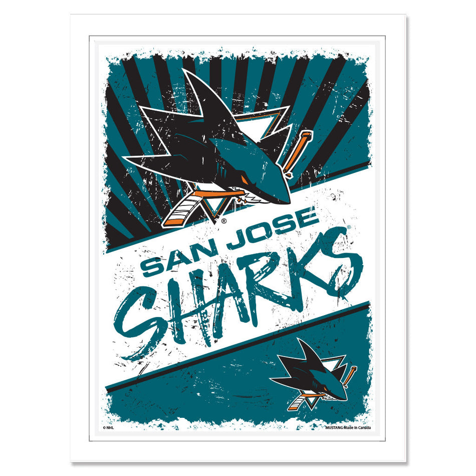 San Jose Sharks 12 x 16 Classic Print