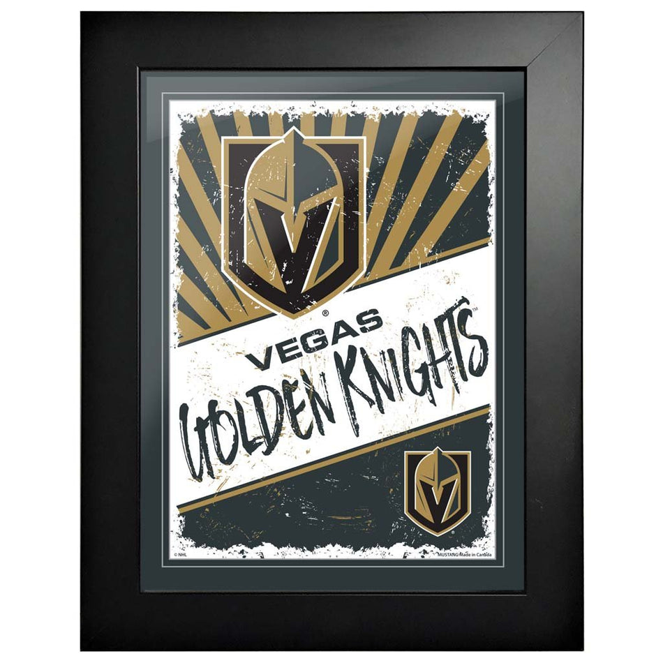Vegas Golden Knights 12 x 16 Classic Framed Artwork