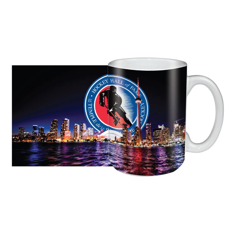 Hockey Hall of Fame 15oz. Sublimated City Scape Ceramic Mug