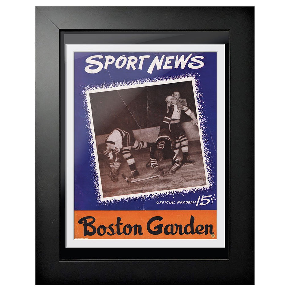 Boston Bruins Program Cover - Sport News Boston Collision