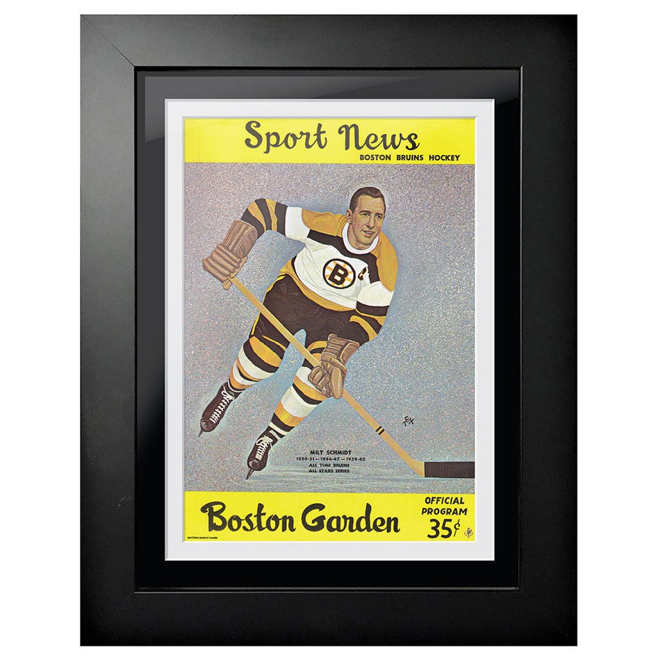 Boston Bruins Program Cover - Sport News Player Edition
