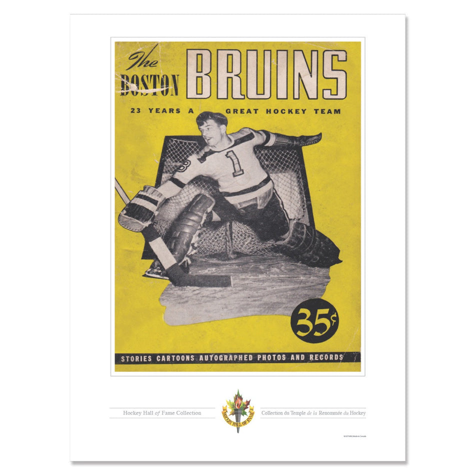 Boston Bruins Memorabilia - 12" x 16" The Boston News 23 Years of Great Hockey Program Cover Print