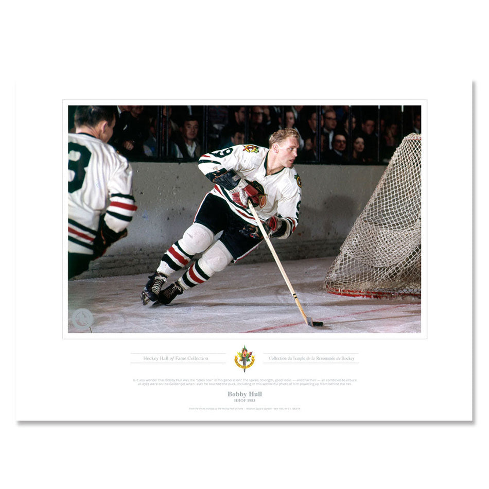 Legends of Hockey Chicago Blackhawks Memorabilia - 1983 Bobby Hull Classic - 12" x 16" Print