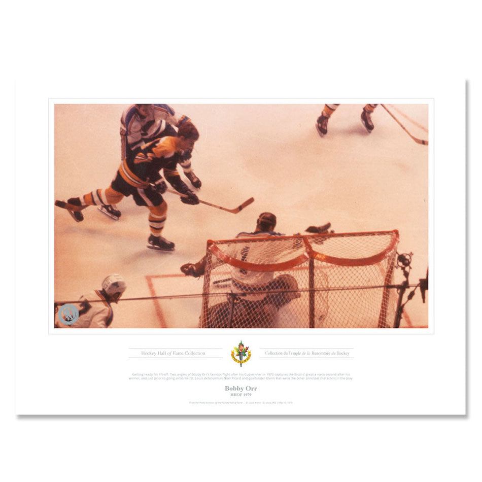 Boston Bruins Memorabilia - 1979 Bobby Orr Flight Classic - 12" x 16" Print