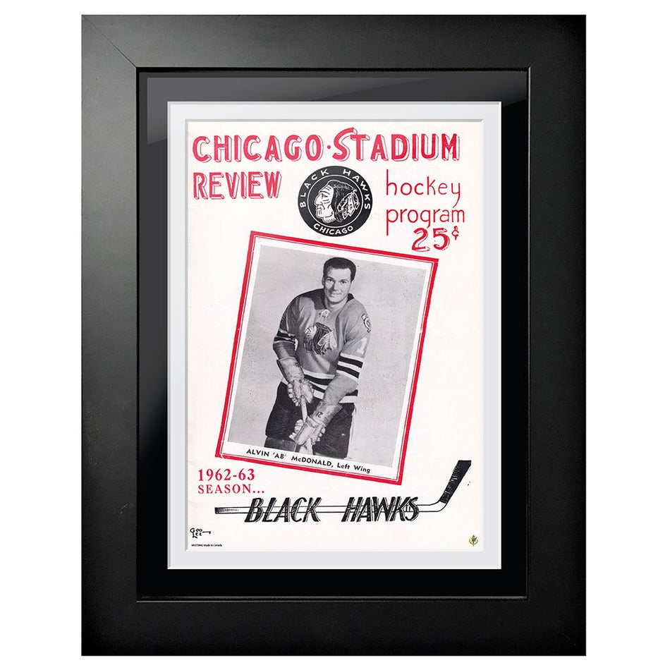 Chicago Blackhawks Program Cover - Chicago Stadium Review 1962 Edition 1