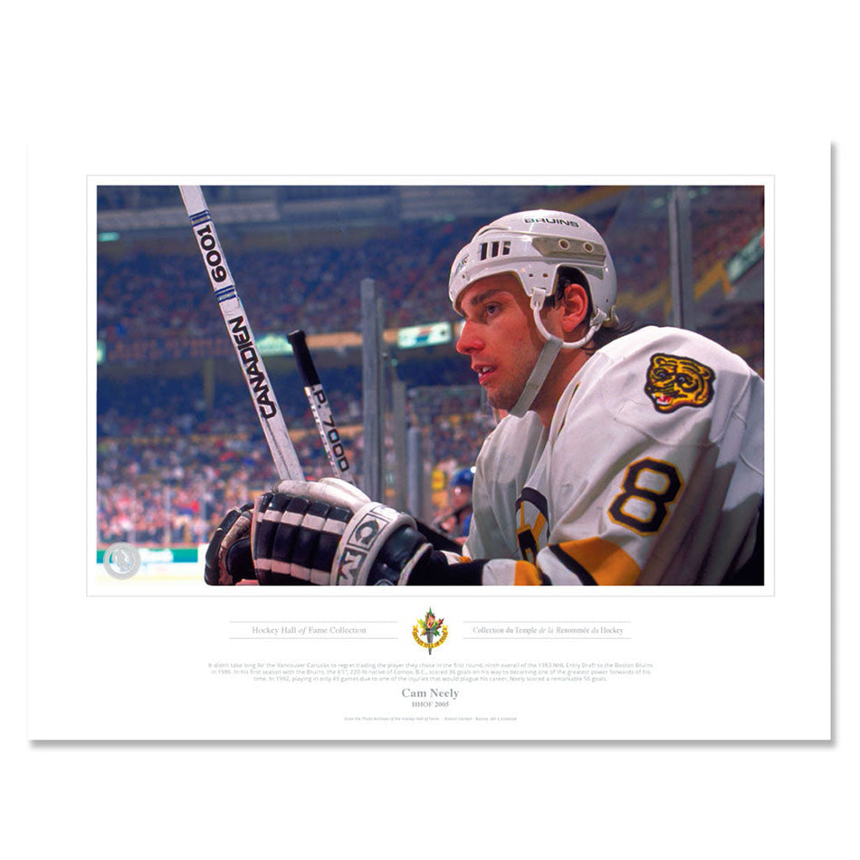 Legends of Hockey Boston Bruins Memorabilia - 2005 Cam Neely Classic - 12" x 16" Print