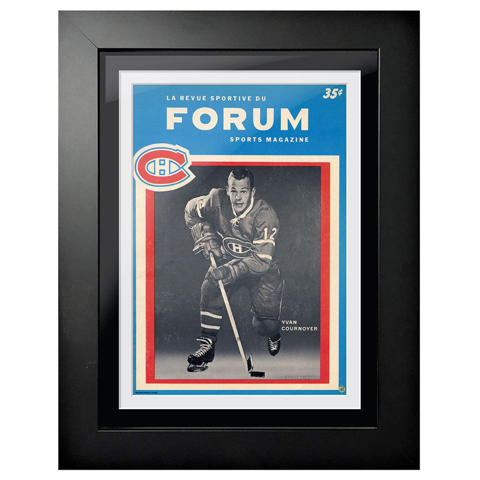Montreal Canadiens Program Cover - Forum Sports Magaine 1978