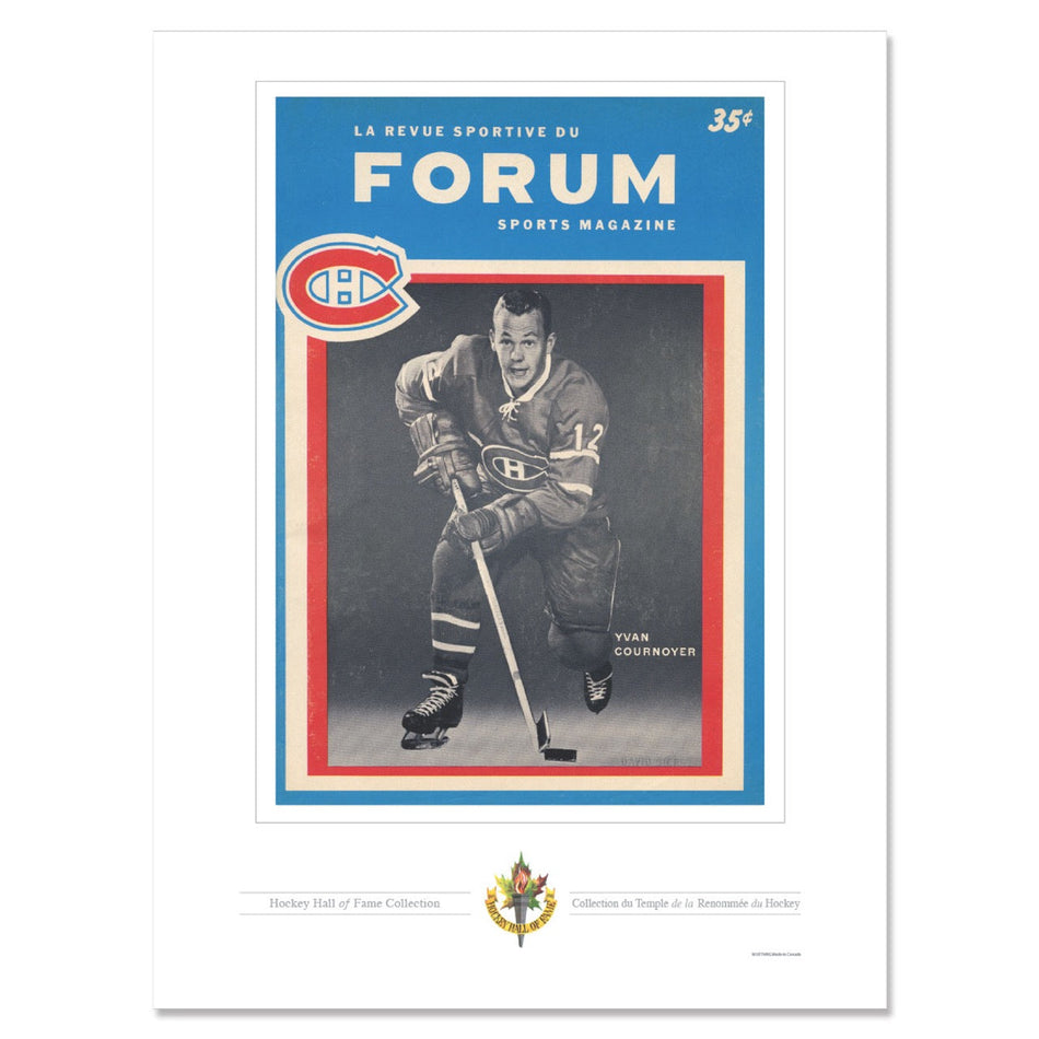 Montreal Canadiens Program Cover Replica Print - Forum Sports Magaine 1978