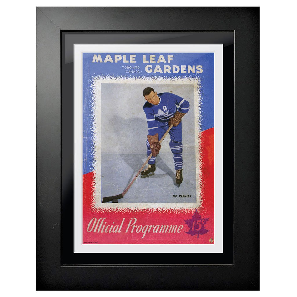 Toronto Maple Leafs Program Cover - Maple Leaf Gardens Red White and Blue Edition 1