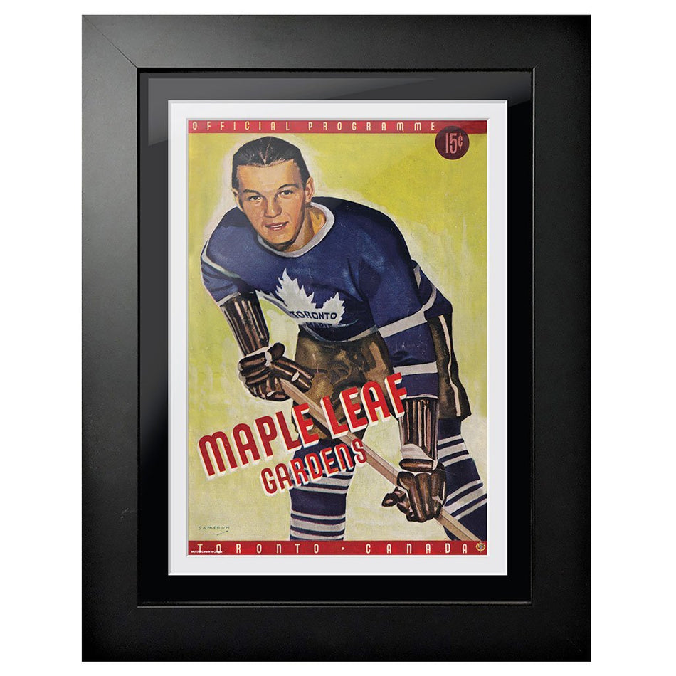 Toronto Maple Leafs Program Cover - Maple Leaf Gardens Toronto Canada Edition