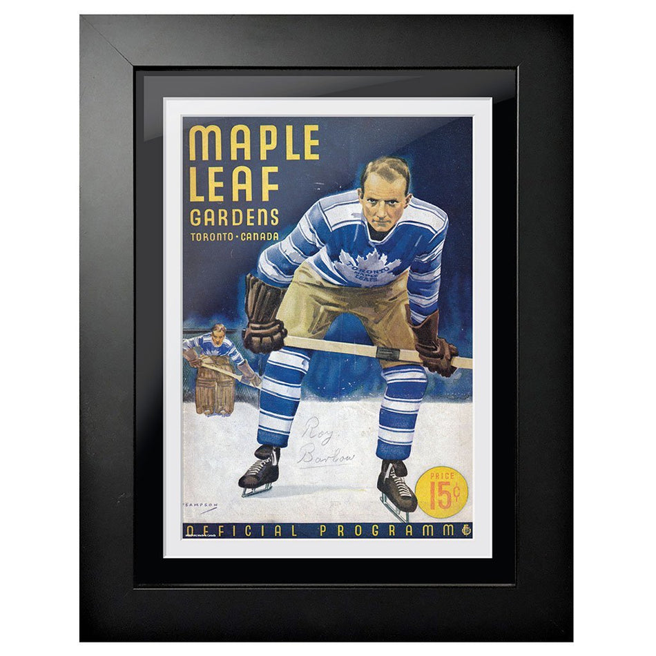 Toronto Maple Leafs Memorabilia-Maple Leaf Gardens Player Pose Program Cover