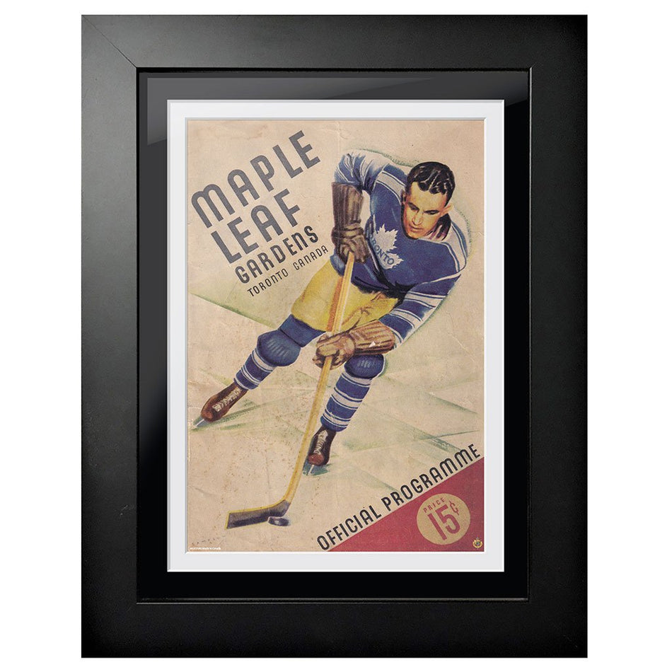 Toronto Maple Leafs Program Cover - Maple Leaf Gardens Stick Handle