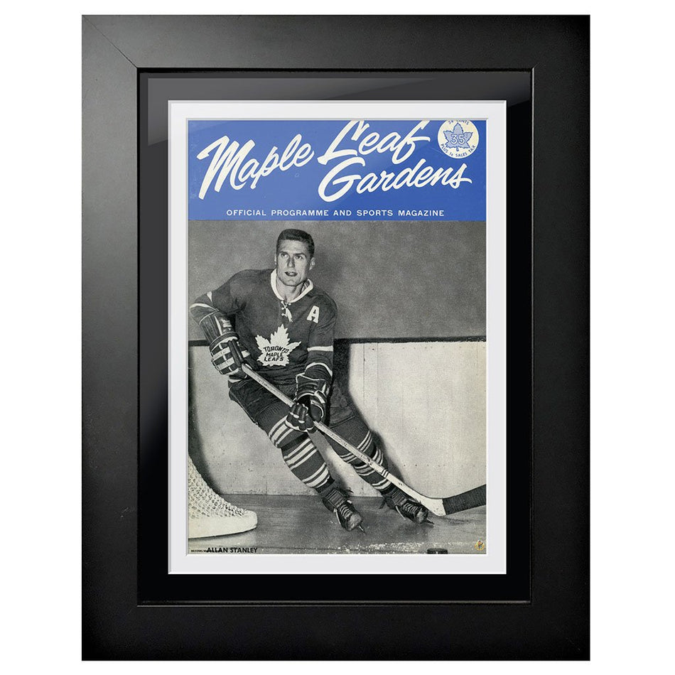 Toronto Maple Leafs Program Cover - Maple Leaf Gardens Allen Stanley