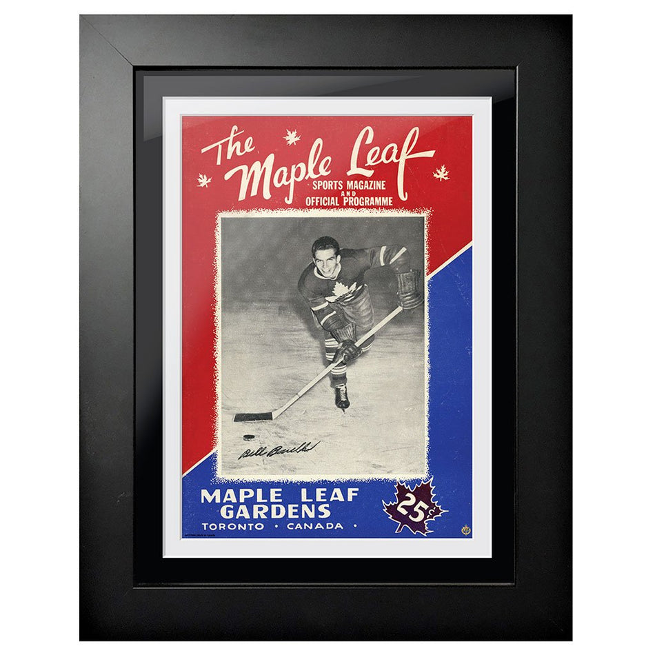 Toronto Maple Leafs Program Cover - The Maple Leaf Bill Barilko Edition 1