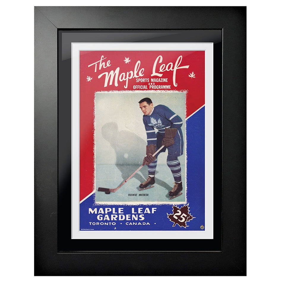Toronto Maple Leafs Program Cover - Maple Leaf Gardens Howie Meeker