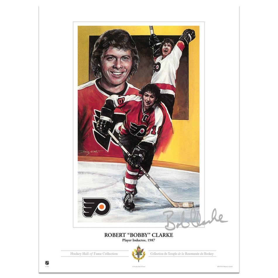 Philadelphia Flyers Memorabilia | Bobby Clarke Collectors Card Print 12"x16"