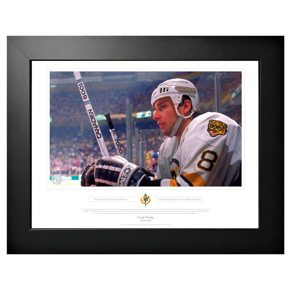 Legends of Hockey - Boston Bruins Memorabilia - 2005 Cam Neely Classic - 12" x 16" Frame