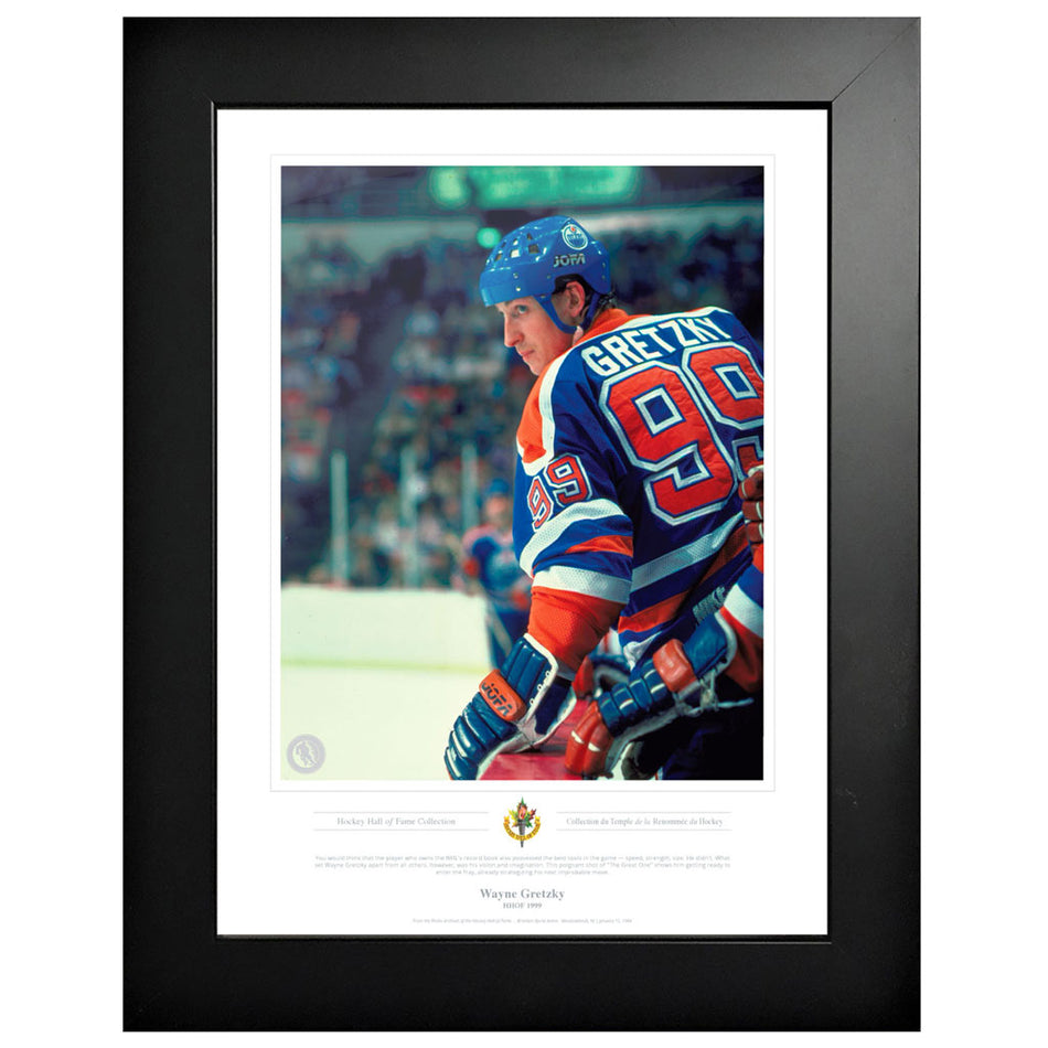 Legends of Hockey - Edmonton Oilers Memorabilia Wayne Gretzky Memorabilia - Classic - 12" x 16" Print