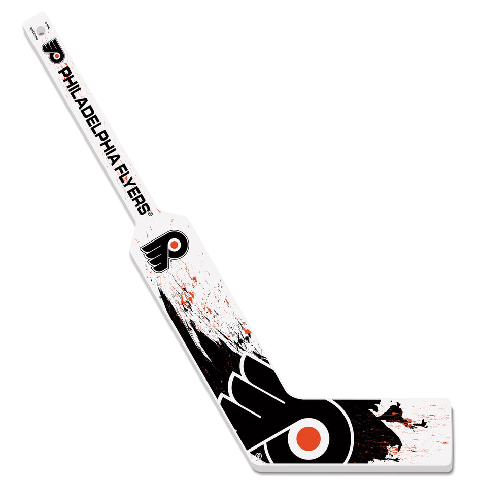 Philadelphia Flyers Mini Stick | Wood Splatter Goalie Stick