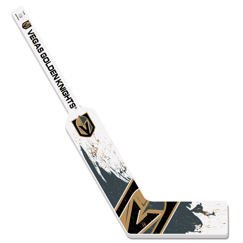 Vegas Golden Knights Mini Stick | Wood Splatter Goalie Stick